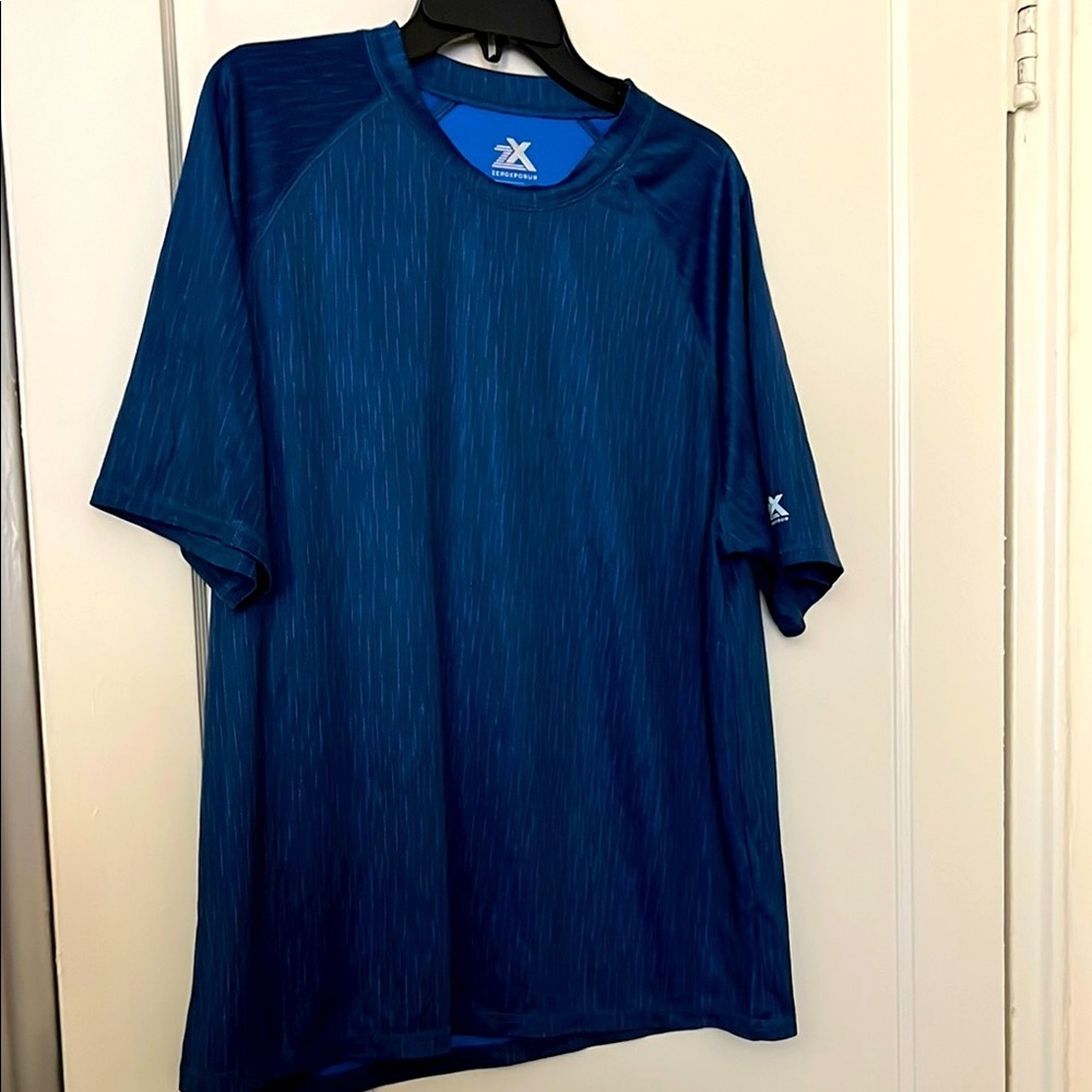 Zeroxposur Men's Blue Athletic Shirt size XL